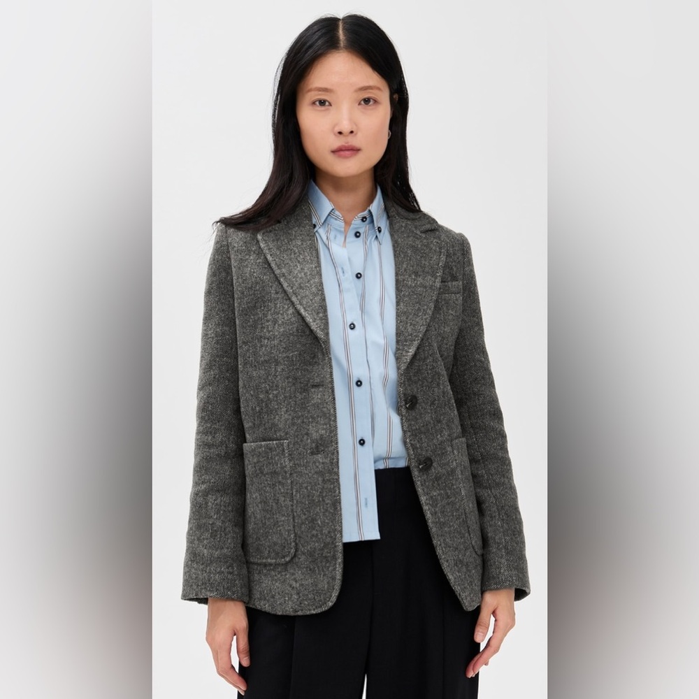 J. Crew Green Label 100% Wool Blazer Coat Jacket